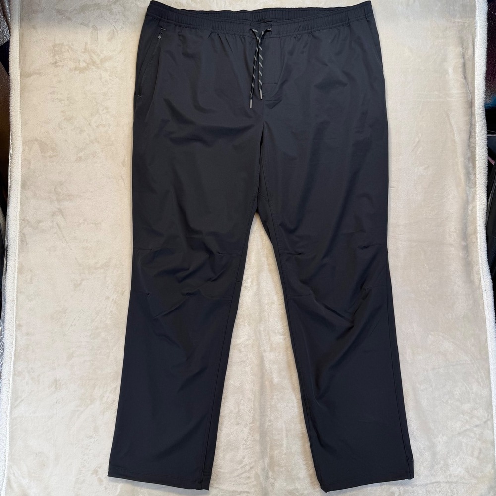LL Bean Multisport Pants Mens 3XL 34 Black Excellent Stretch Active 510937